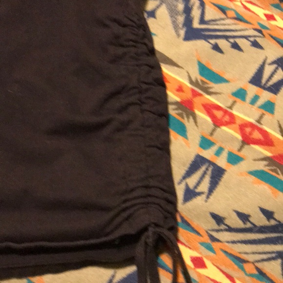 Fig thick tunic with side drawstring - Picture 5 of 5